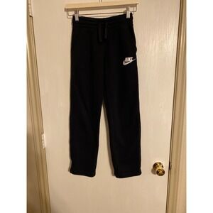 Nike Boys Sportswear Fleece Sweatpants Black Futura Logo Joggers Size Large L